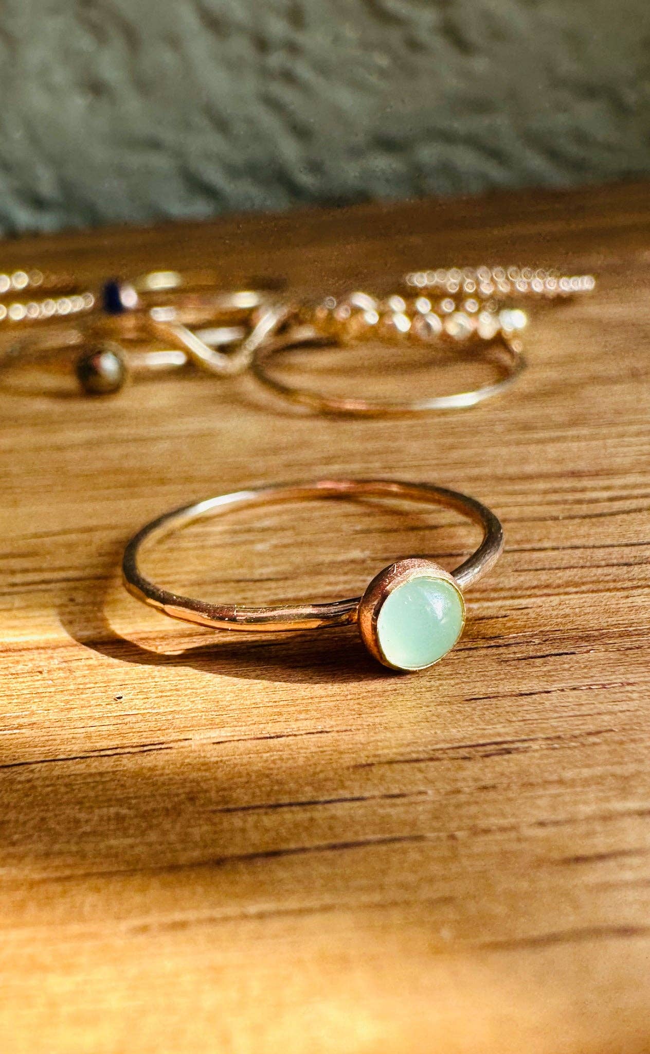 Notions of Lovely - Wholesale Multi-Stone Ring - Skinny Mini Jeweled Stacker Rings - 14k Gold Fill3