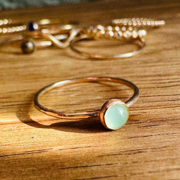 Notions of Lovely - Wholesale Multi-Stone Ring - Skinny Mini Jeweled Stacker Rings - 14k Gold Fill3