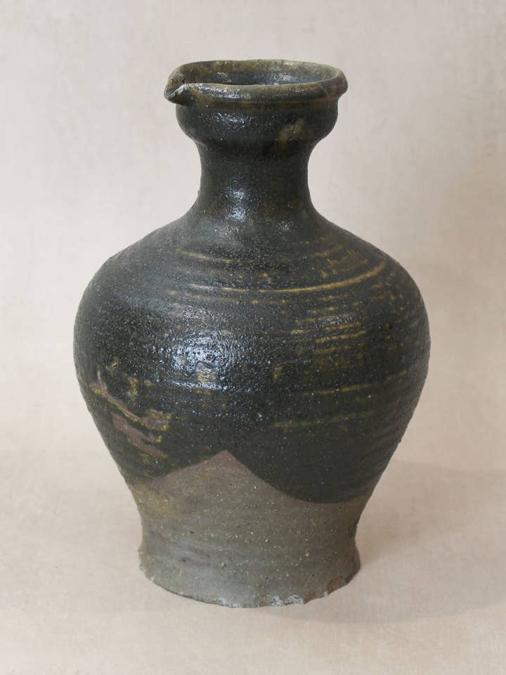 Glaseret flaskeformet vase - RW30 for engroshandel hos Botanical Boys