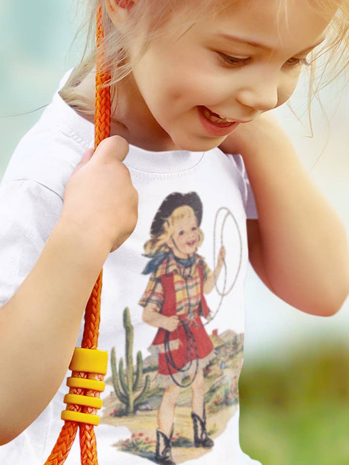 Chemise à manches courtes Cowgirl Roper pour la vente par Acme. Baby Co. LLC