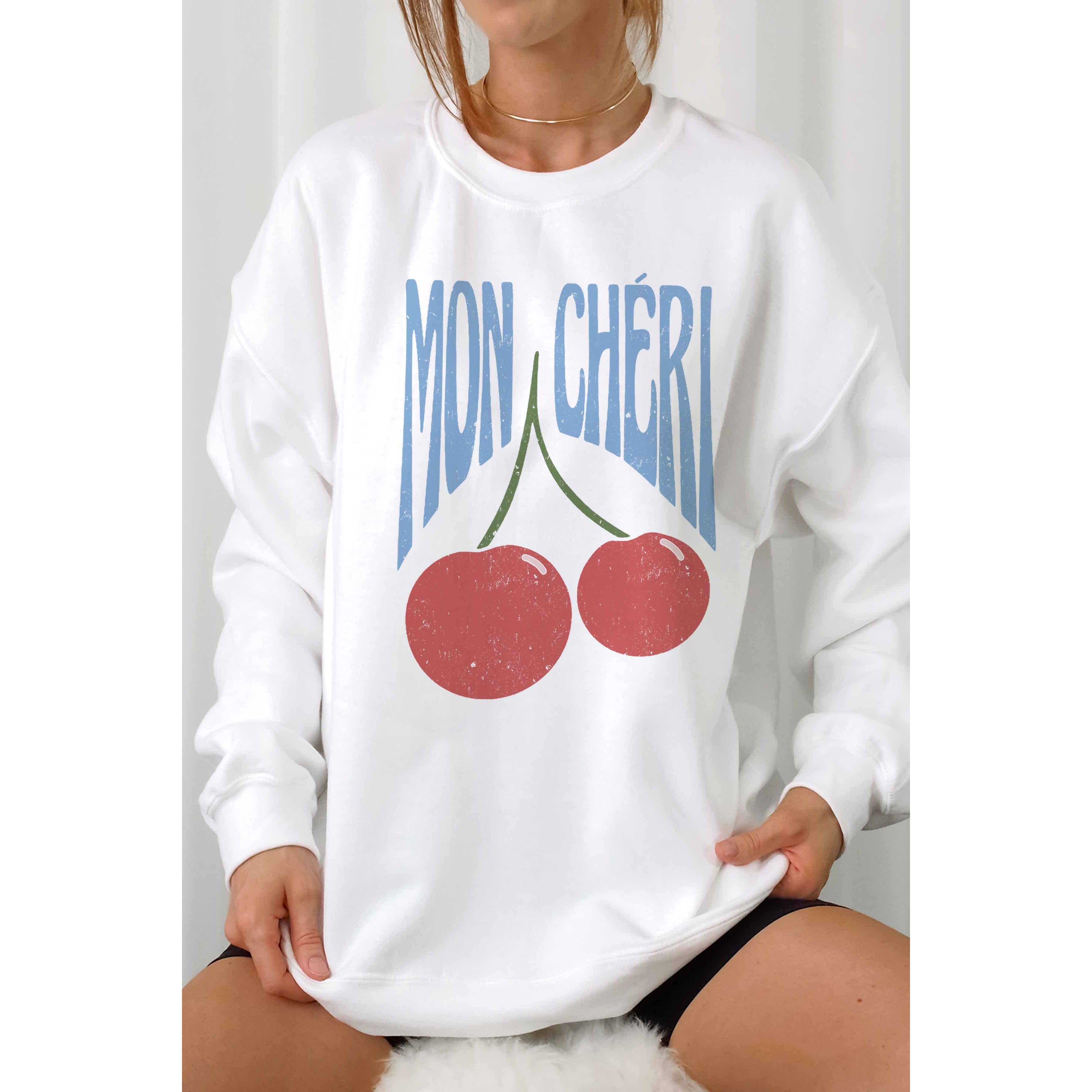 BLUME & CO. - Wholesale Graphic Sweatshirt - Women's - MON CHERI Oversized Graphic Sweatshirt1