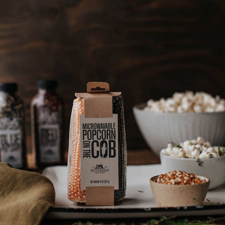 Petersen Family Farm - Wholesale Popcorn - Microwave Popcorn on the Cob - Hand-Harvested & Cardboard