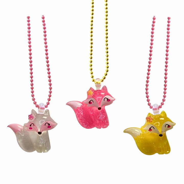Pop Cutie Gacha Color Fox Kids Necklaces for wholesale by Pop Cutie Accessories & Gifts