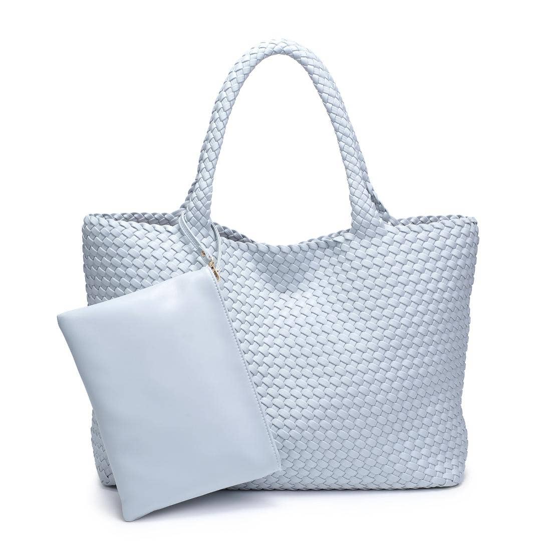 Moda Luxe - Vendita all'ingrosso Borsa tote - Donna - Borsa tote intrecciata in pelle vegana Solana84