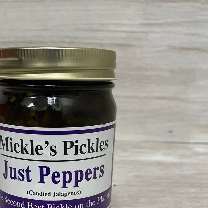 Mickle’s Pickles - Wholesale Pickled Vegetables - Just Peppers Mickle's Pickles 12oz Jar0