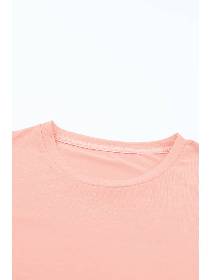 PRETTY BASH - Wholesale T-Shirt - Women's - Solid Short Sleeve Crew Neck Tee19