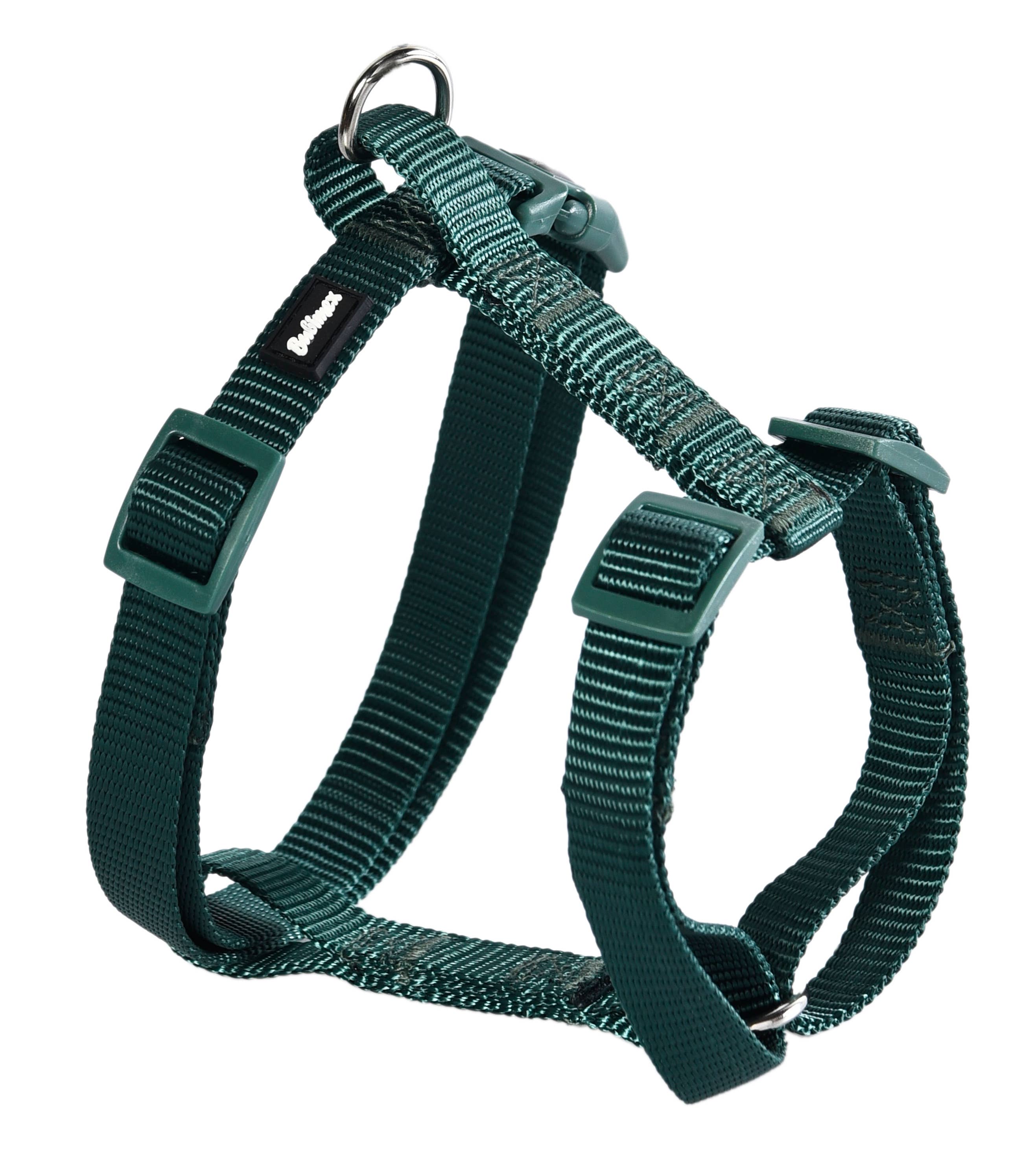 Bubimex - Wholesale Pet Harness - Dog - Green Nylon Harness 10 mm 30/40 cm0