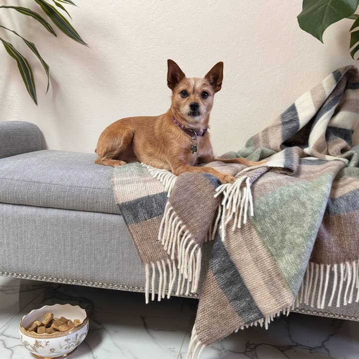 Lanart Alpaca - Wholesale Throw Blanket - Cherokee Throw - Parsley3