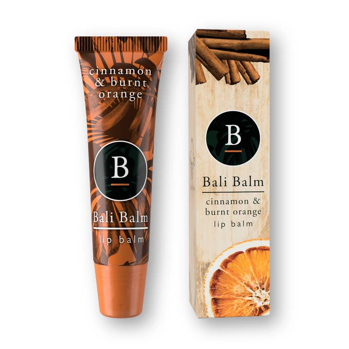 Christmas Cinnamon & Burnt Orange Lip Balm | Stocking Filler for wholesale by Bali Balm