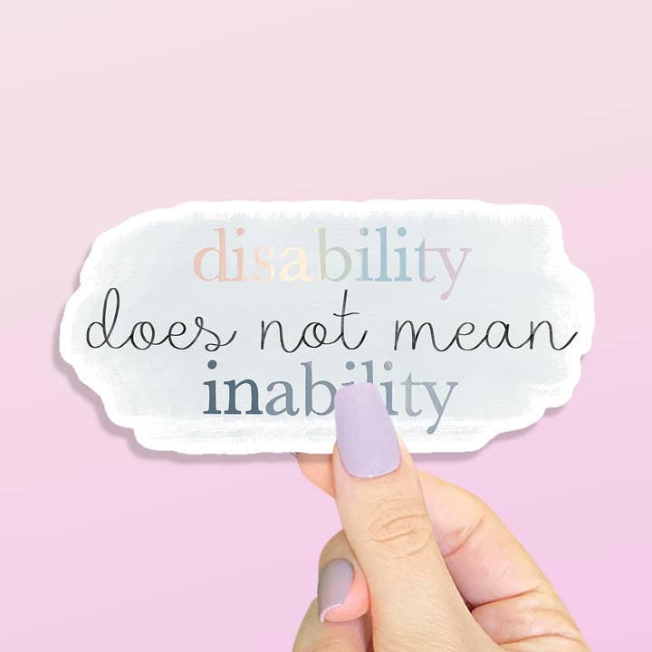 Developmental Disability Awareness Stickers for wholesale by Kellio Studio