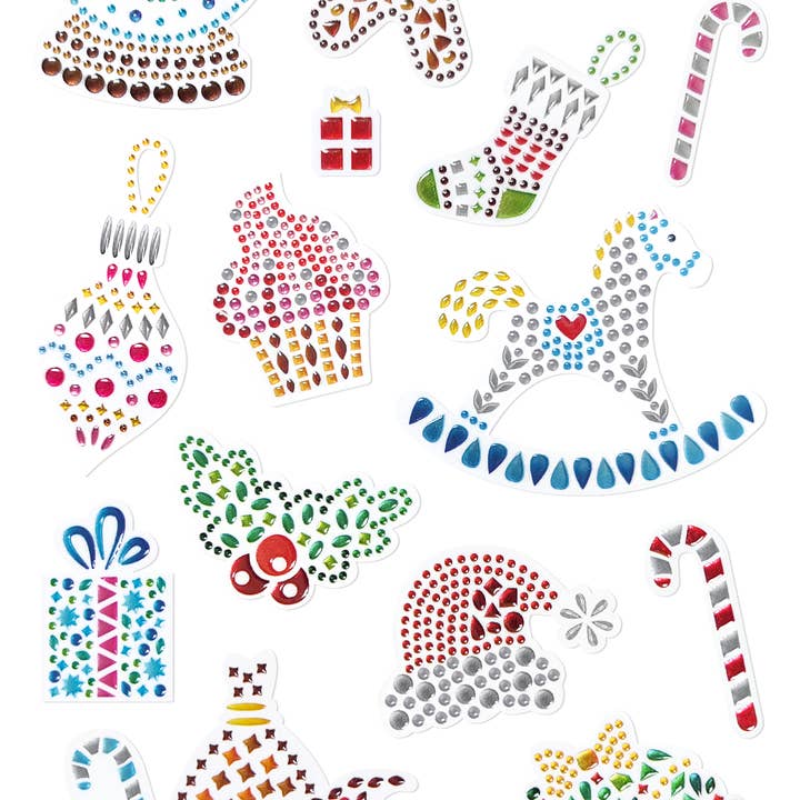 Crystal sticker “Christmas time” for wholesale by URSUS® / Buntpapierfabrik Ludwig Bähr GmbH & Co. KG