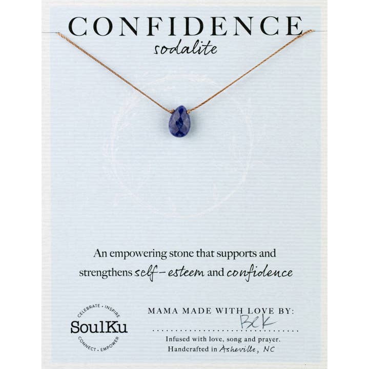 SoulKu – wholesale Hänge-/berlockhalsband – Sodalit Själ-Full av Ljus Halsband för Självförtroende