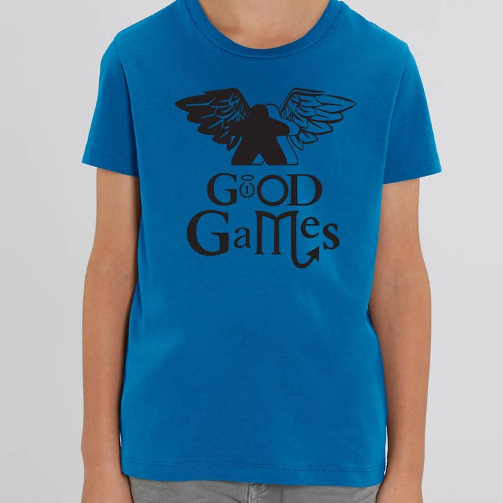 Good Games Kids T-Shirt for wholesale by Meeplings | Handmade in Berlin