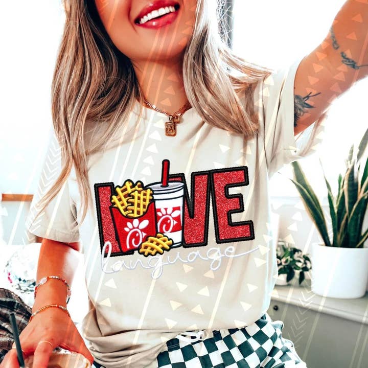 Love Language ChickF Shirt for wholesale by Shadow Custom Designs