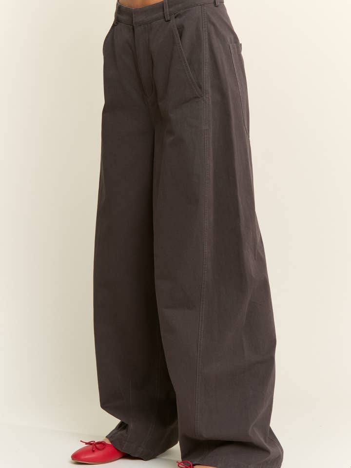 CANDESCENT - Wholesale Pants - Women's - High Rise Wide Leg Relaxed Pants9