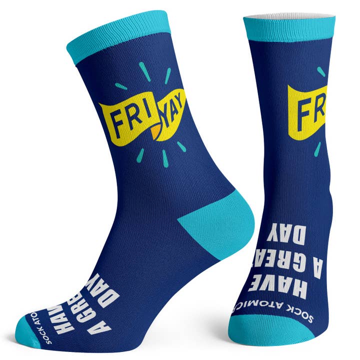 Days Of The Week 5 Friday Socks for wholesale by Socks To Be You