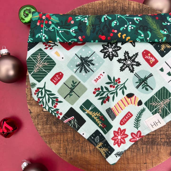 Bandana con mensajes navideños para venta al por mayor de Hodge House