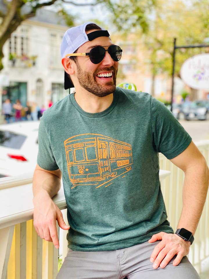 St. Charles Streetcar T-Shirt for wholesale by Nola T-Shirt Club