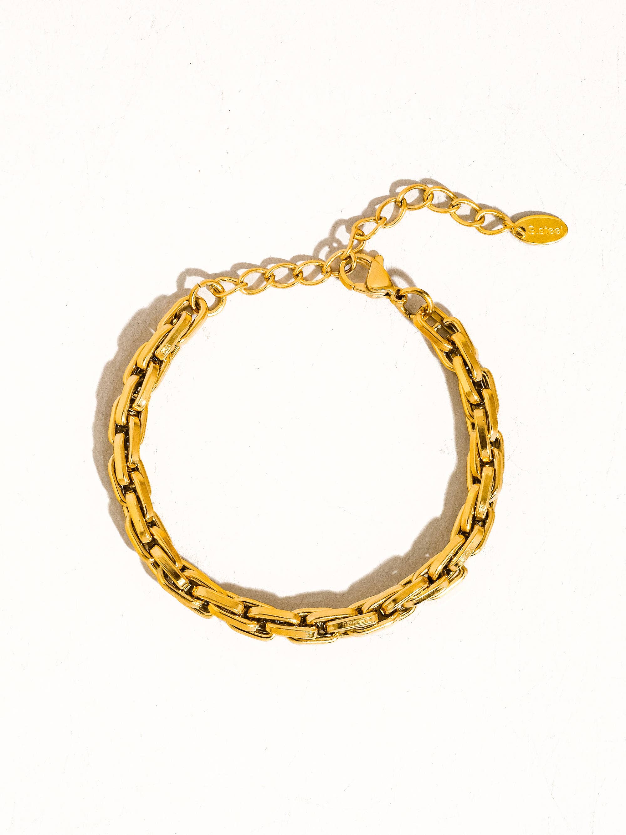 Oro Amarillo Pulsera de Cadena Fina de Oro 18K Kolt Antideslustre de venta al por mayor en Faire