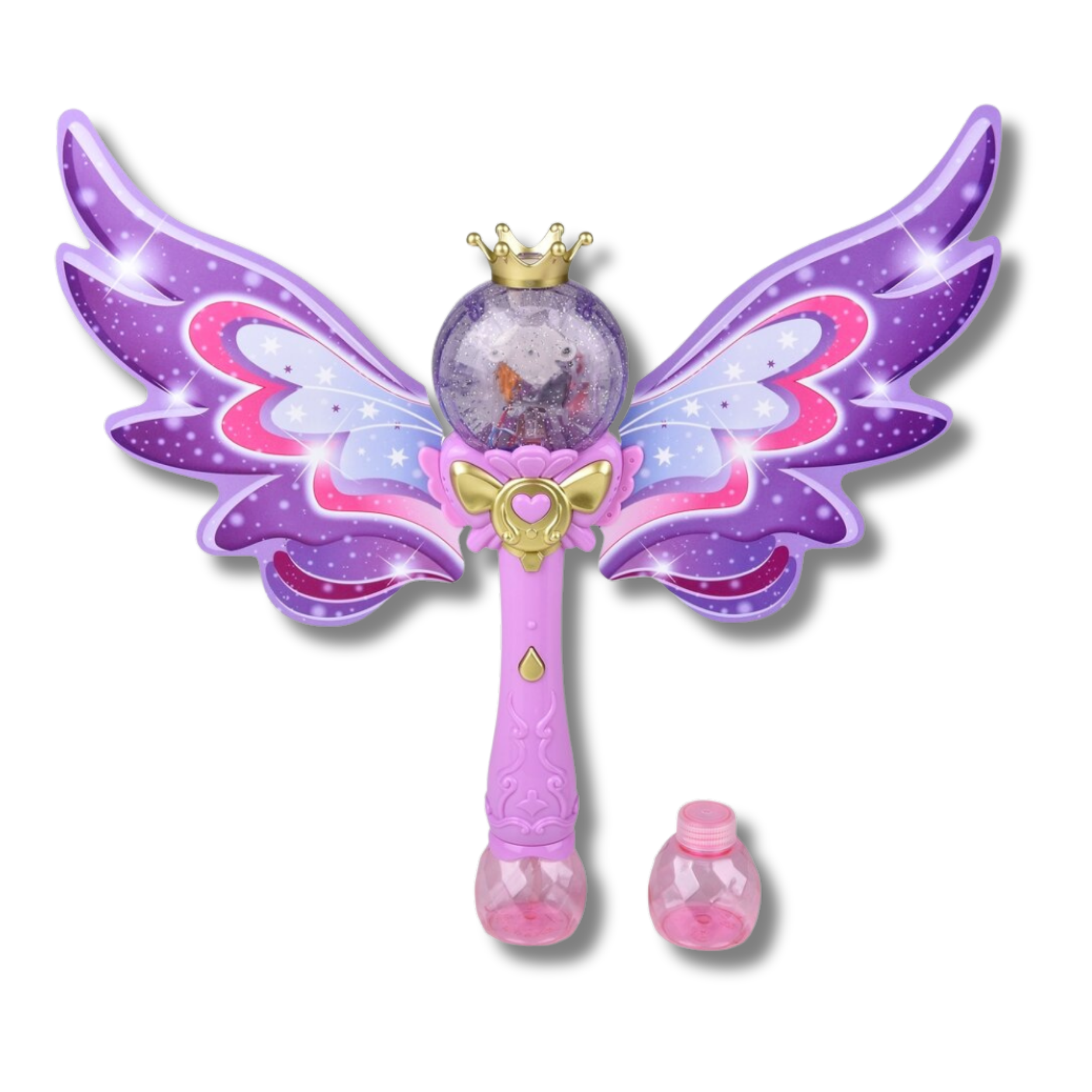 Pagdee Kids Juniors - Wholesale Light-Up Toy - Kids & Baby - Holiday Décor Light-Up Fairy Bubble Wand For Kids3