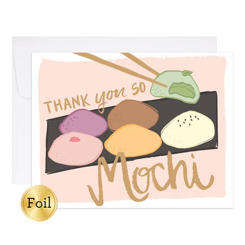 9th Letter Press – Großhandel Dankeskarten – Danke Schön Mochi - Dankeskarte