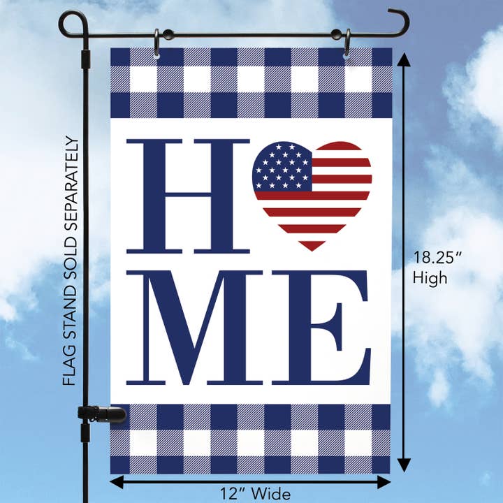 Conimar Promotions - Wholesale Flag - "Patriotic Home" Reversible Multi-Image Garden Flag 1