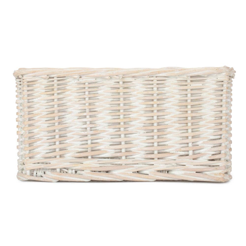 Red Hamper – wholesale Decorative tray – White Wash Willow Trays2