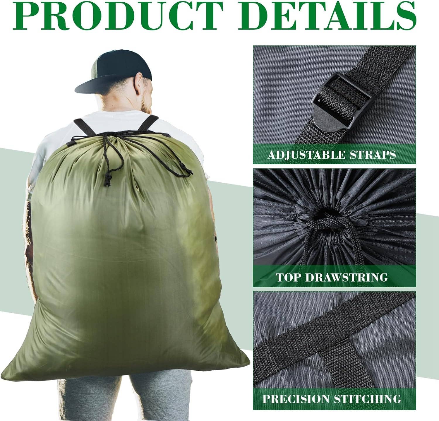 Crover - Wholesale Laundry Bag - XL Laundry Backpack Bags – Assorted Colors2