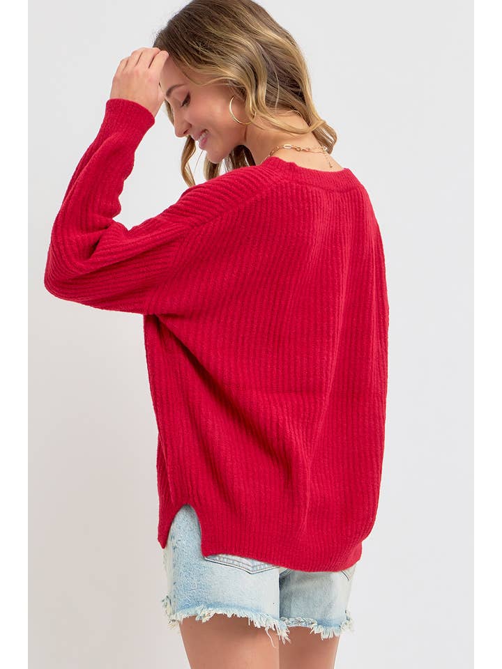 Sweet Lovely by Jen - Wholesale Knit Sweater - Women's - EVERYDAY CASUAL SWEATER1