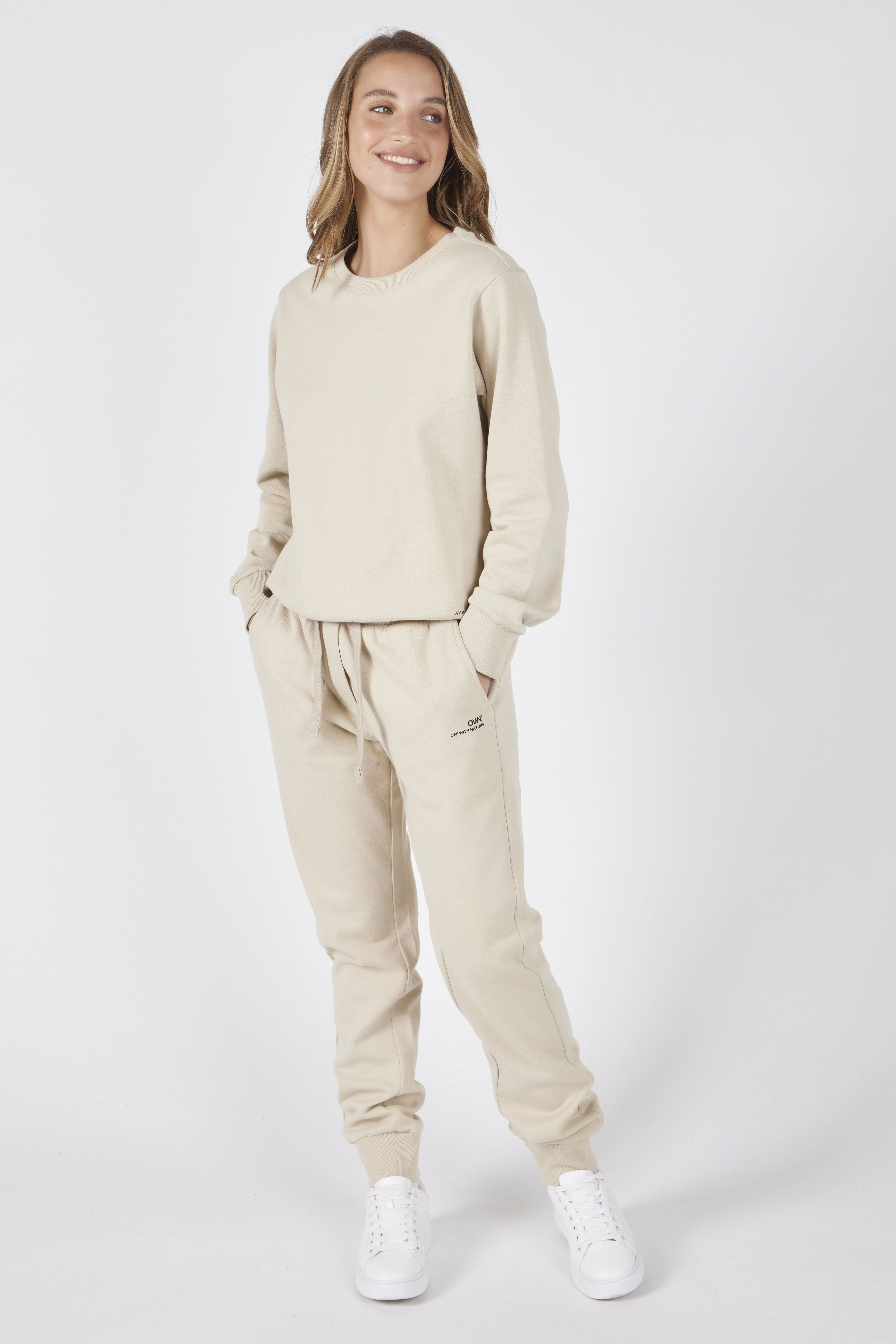 OWN OFF WITH NATURE - Wholesale Lounge Set - Women's - Crewneck Fleece Sweatshirt Set + Fleece Joggers14