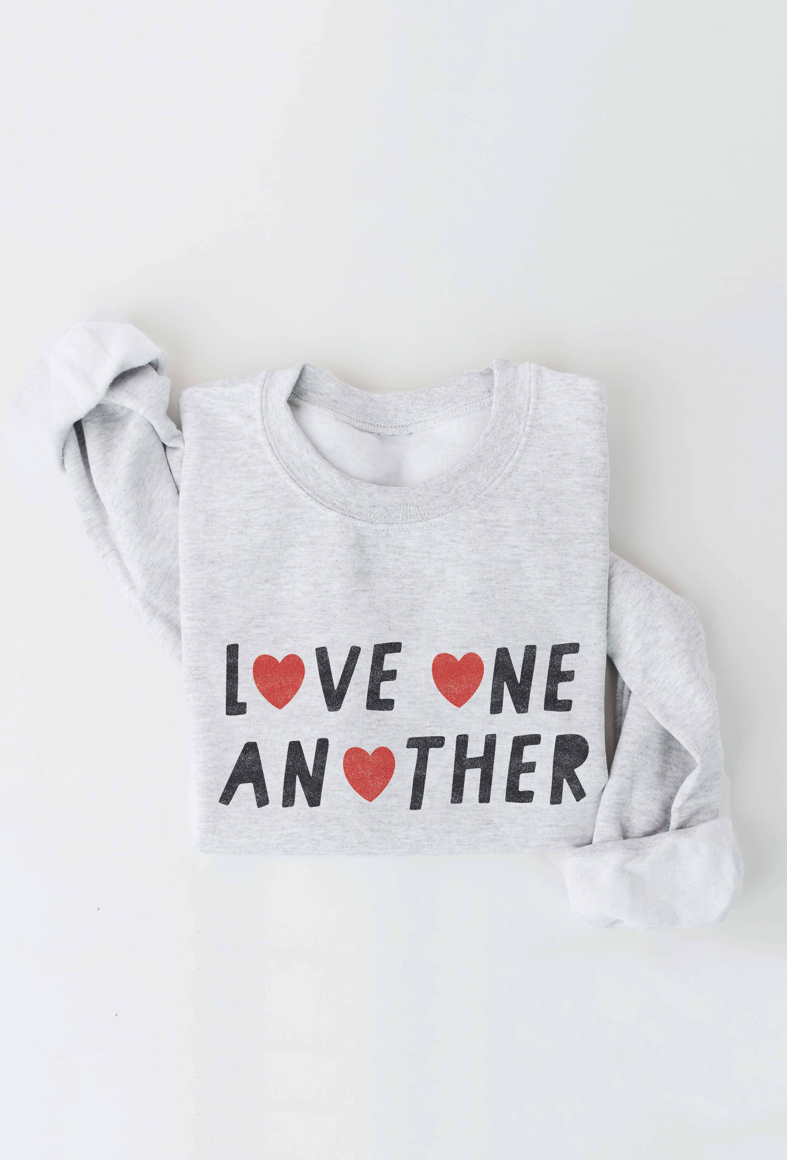 OAT COLLECTIVE - Wholesale Grafisch sweatshirt - Dames - LOVE ONE ANOTHER Sweatshirt met grafische print5
