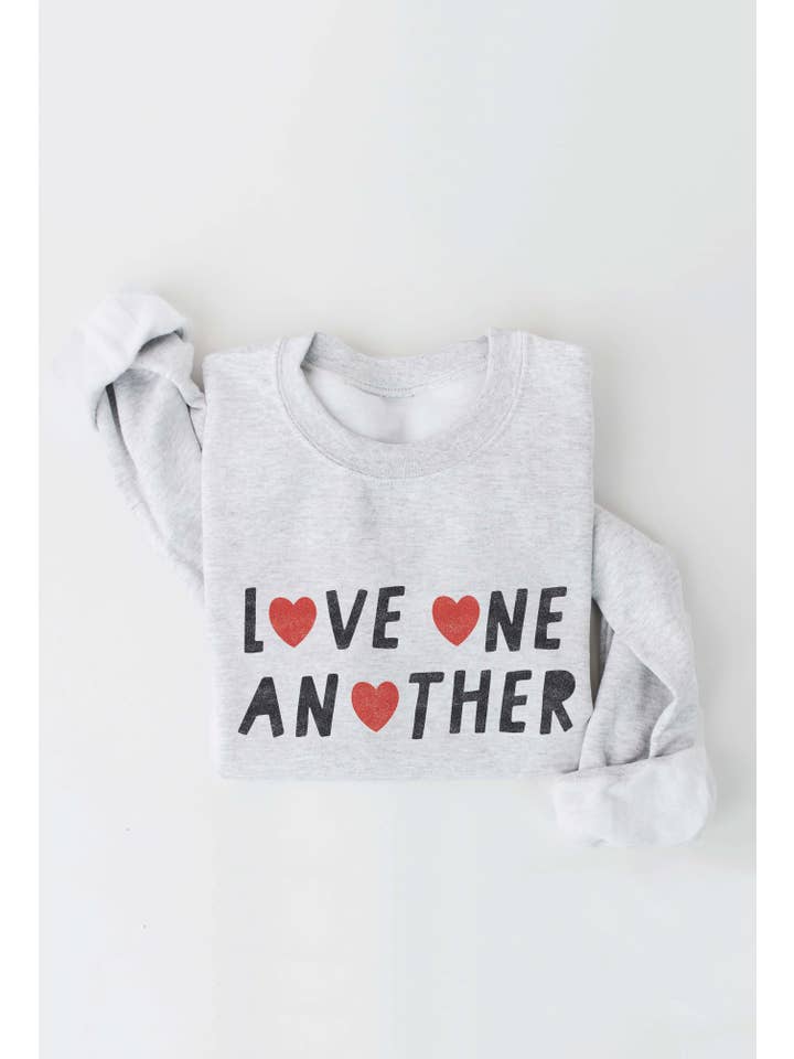 OAT COLLECTIVE - Wholesale Grafisch sweatshirt - Dames - LOVE ONE ANOTHER Sweatshirt met grafische print5