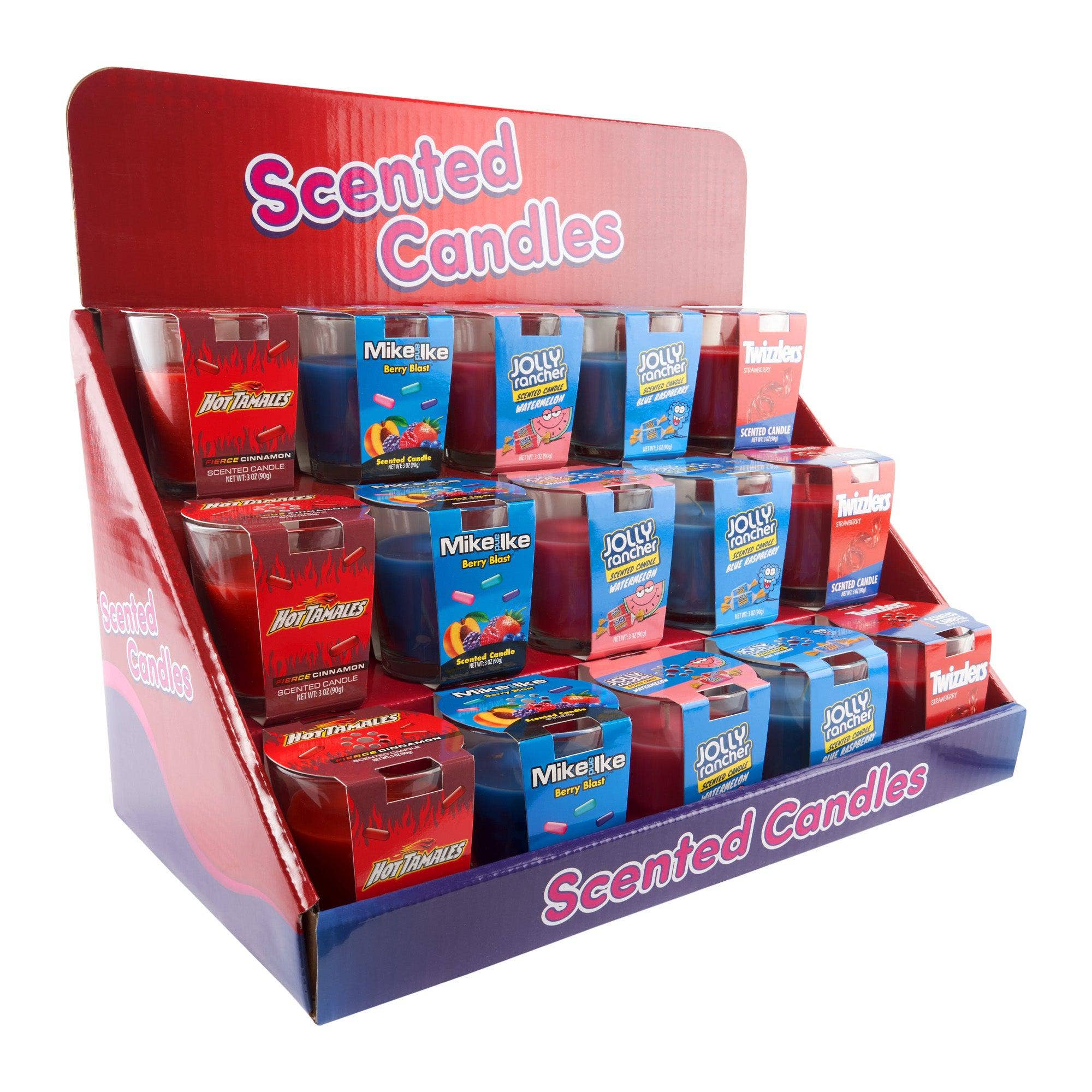 Cannatron - Wholesale Novelty Candle - Hershey’s Assorted Fruits Candle Display – 3oz – 15ct1