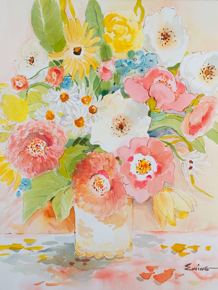 Bouquet misto di papaveri di Doris Ewing per la vendita all'ingrosso da parte di Something To Write Home About