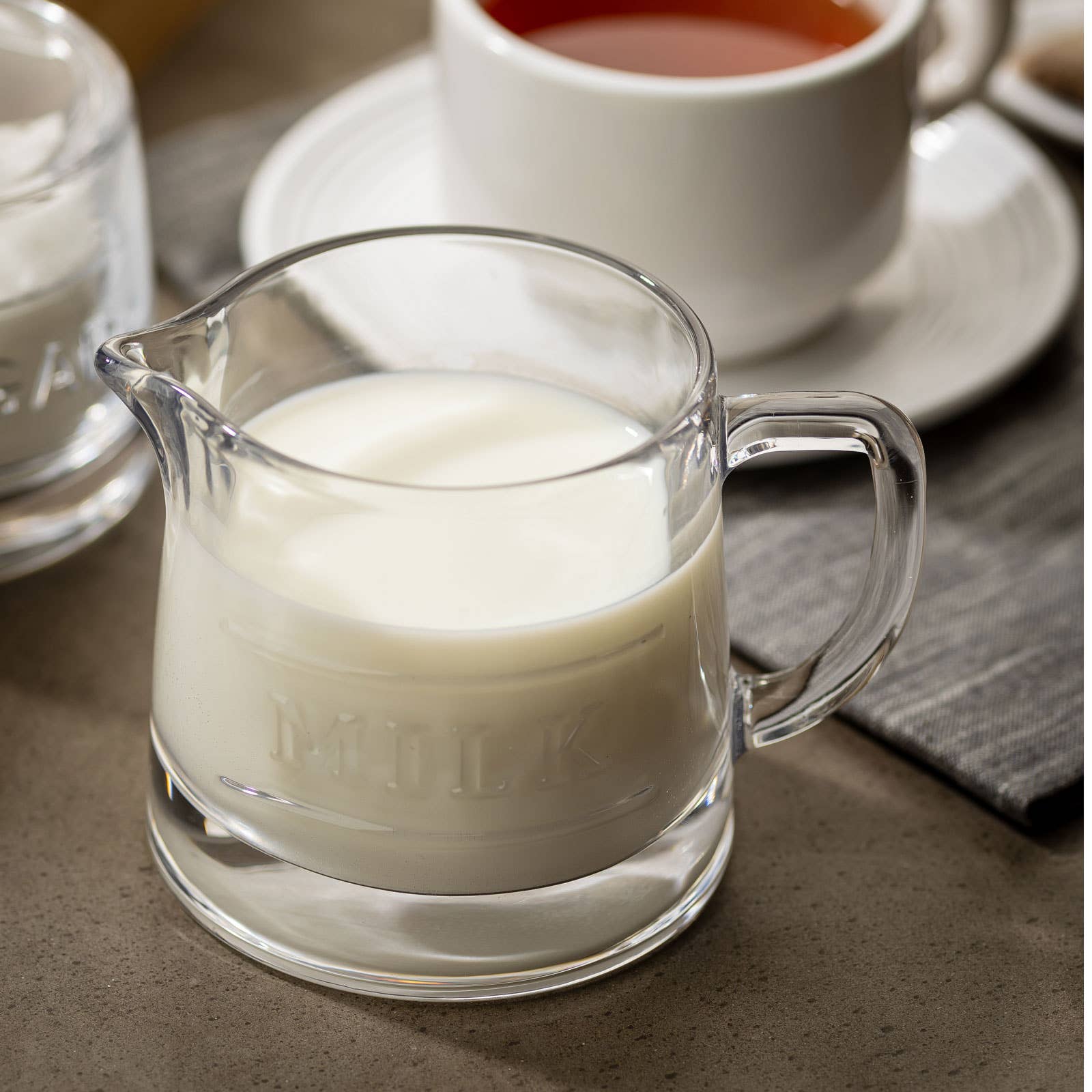 TableCraft Products Company - Wholesale Pitcher - 8 ounce Glass Milk Pitcher6