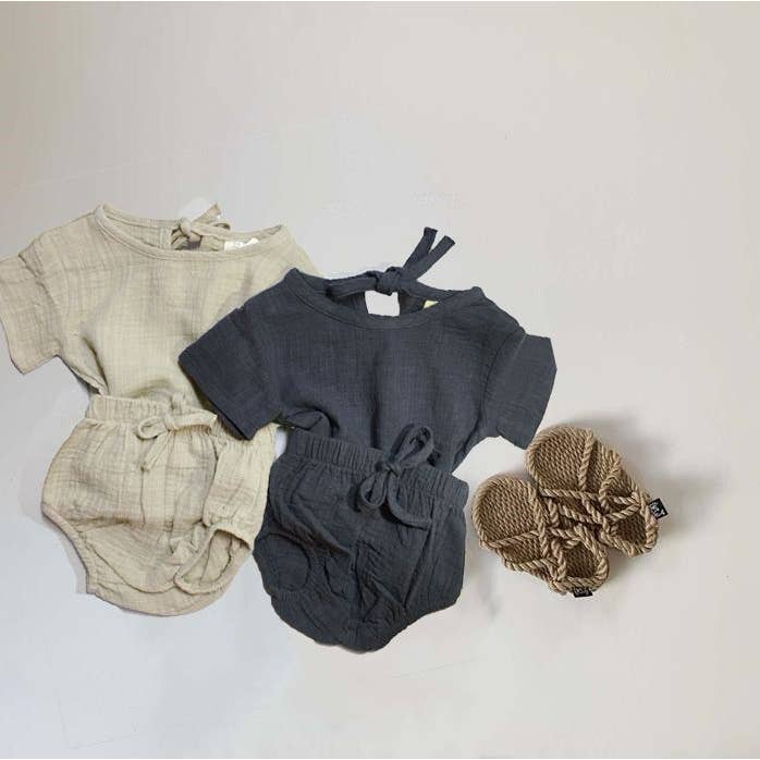 Annie & Charles® zomerset Alex van mousseline voor baby’s en kinderen voor wholesale door Annie & Charles