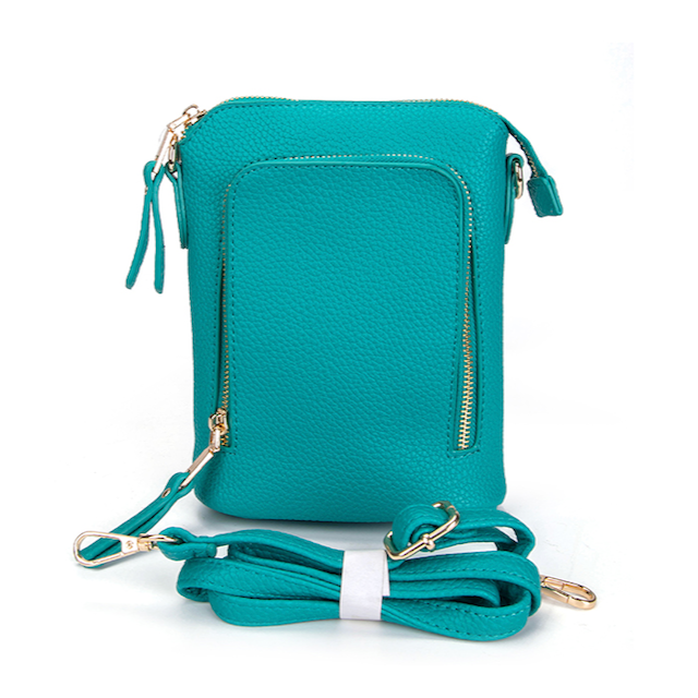 Pretty Persuasions - Wholesale Crossbody Bag - Women's - P25006 Zipper Front Small Crossbody Bag12