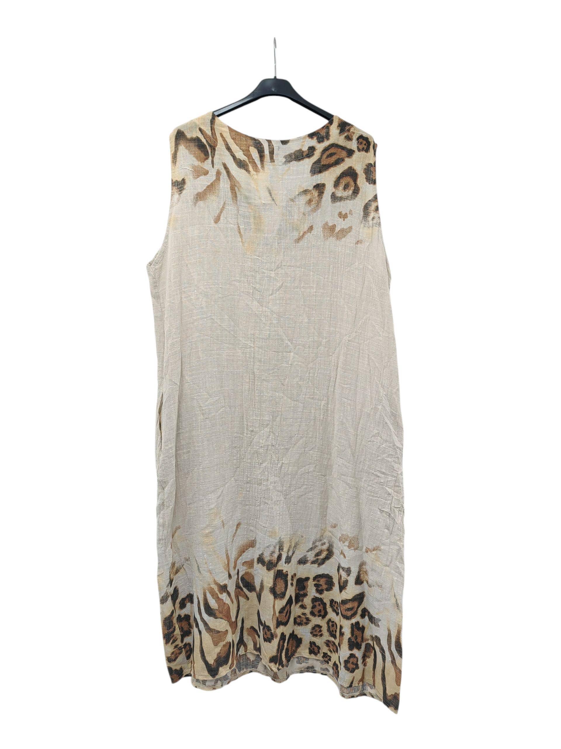 Superbia – wholesale Dress – Women's – Italian One Size Premium Cotton Dress Buttons Leopard Print16