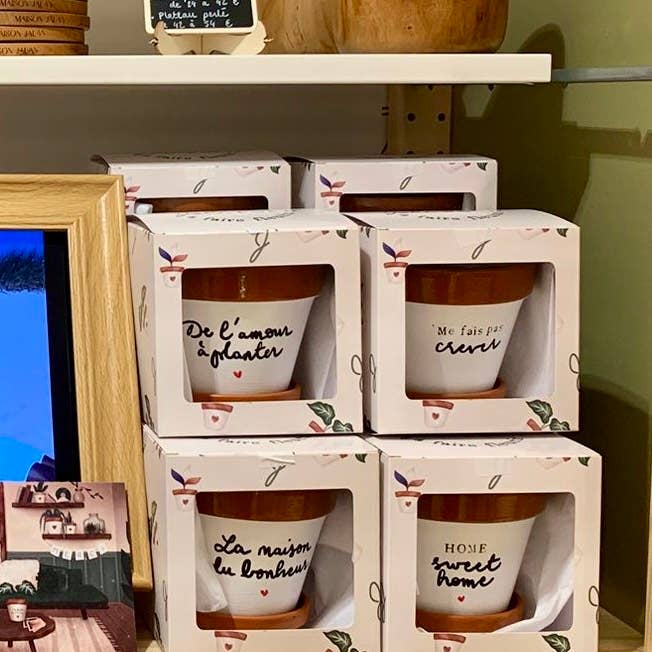 Joli Pot – Vaso de plantas por atacado – Vaso de flores “Os mais belos [...] Mom ♥ “| Dia da Mãe7