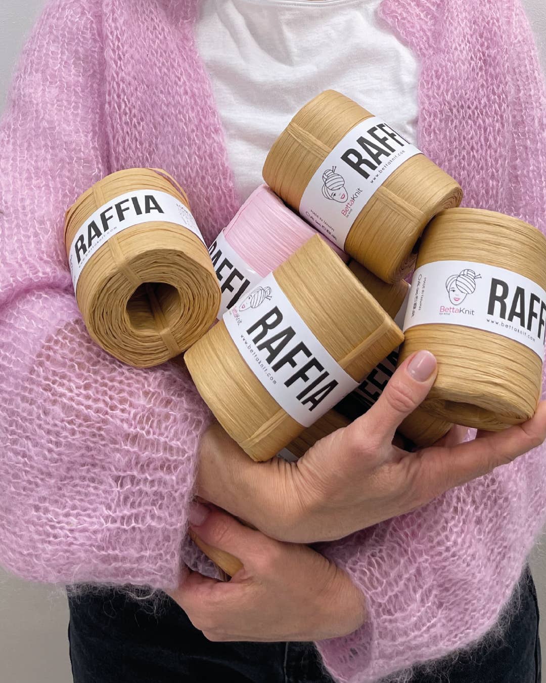 BettaKnit - Wholesale Garen - Raffia, 100% natuurlijke papieren garen13