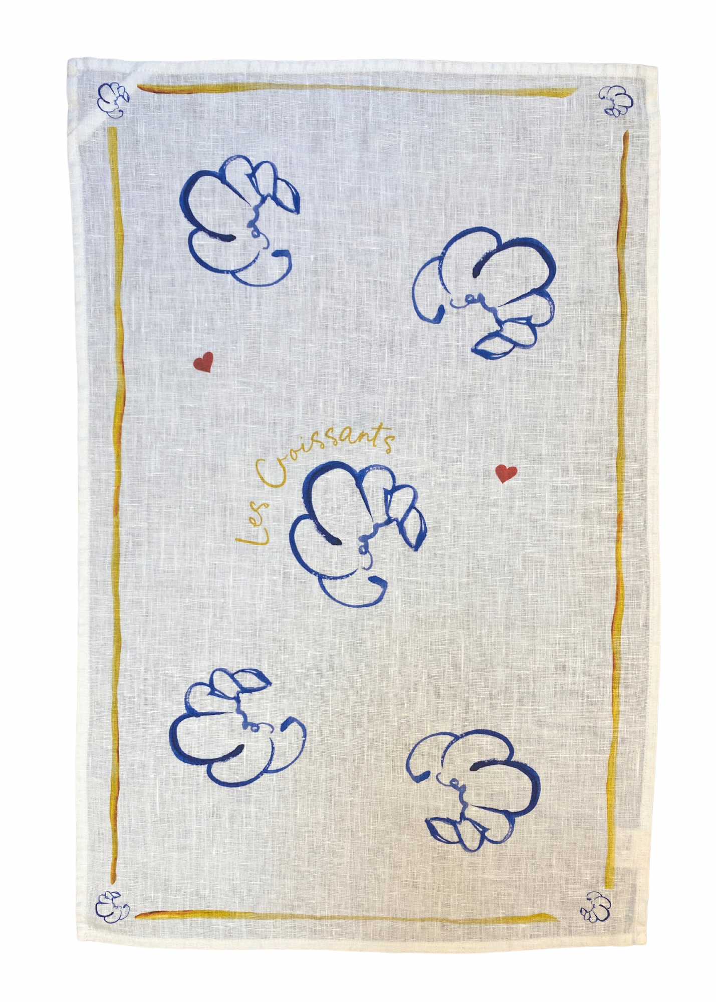 Dinette – wholesale Tea towel – Croissants!1
