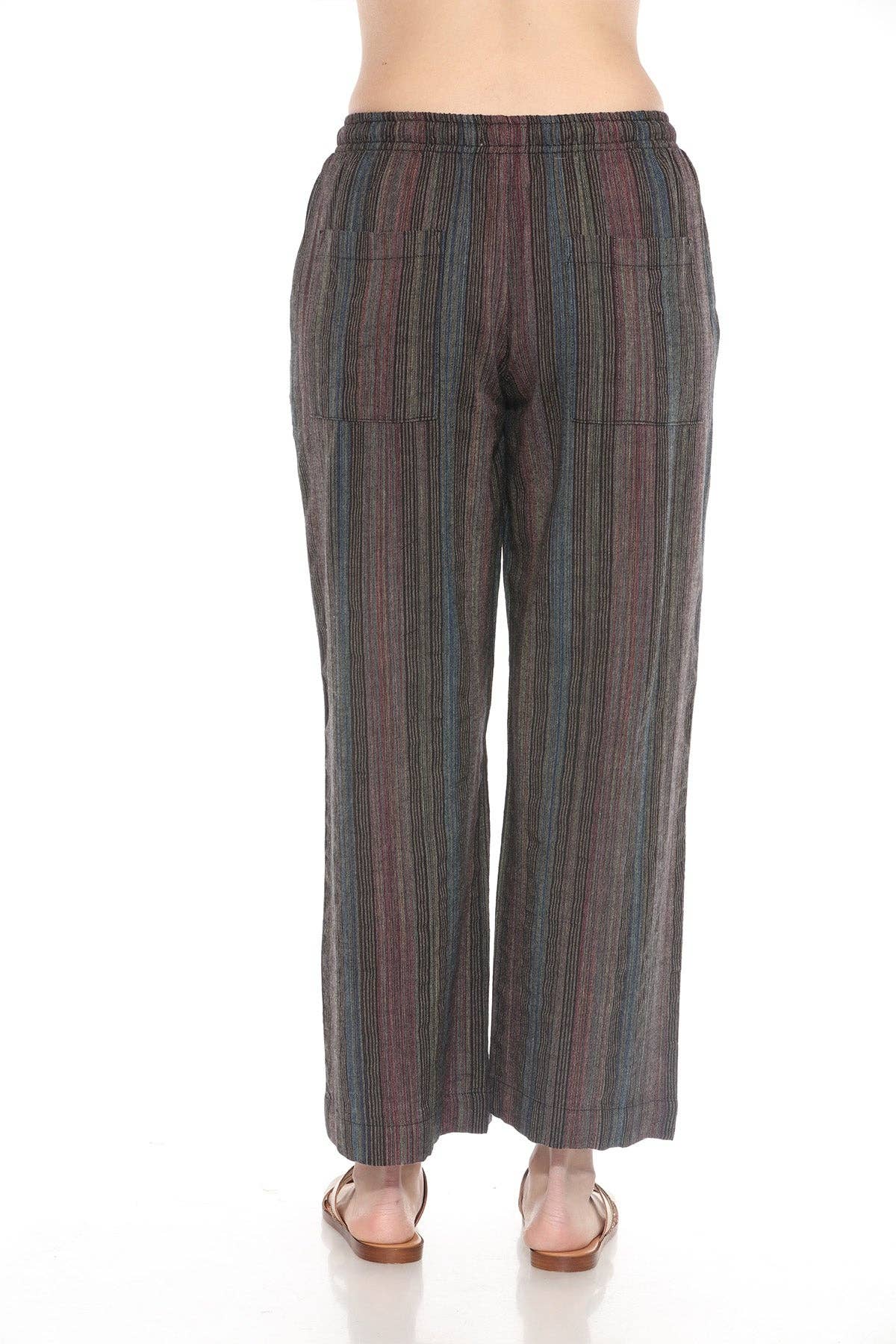 Lakhays Collection Inc. - Wholesale Pants - Women's - Striped Womens Wide Leg pants3
