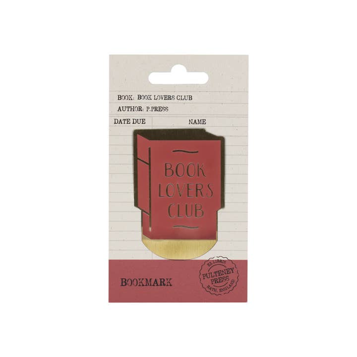 Half Moon Bay - Wholesale Bookmark - Metal Bookmark Book Lovers Club Literary Book