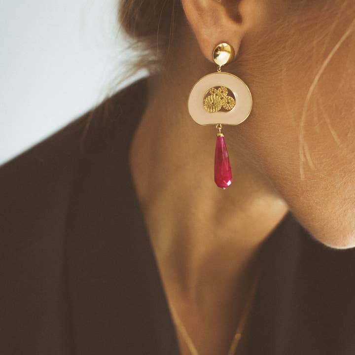 Pérola Jewellery - Wholesale Dangle Earrings - Women's Silver Earrings - Catherine2