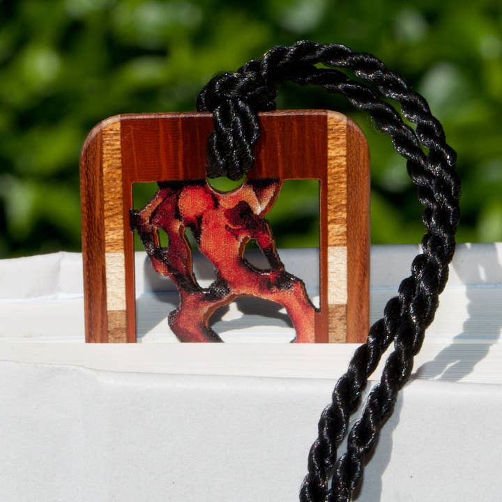 Mitercraft - Wholesale Bookmark - Madrona Branch Tree Engraved Cut Out Wooden Bookmark