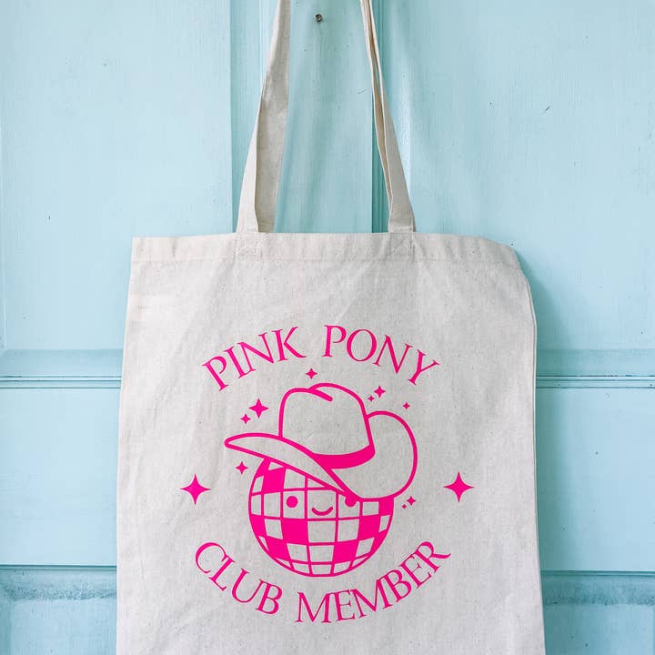 Pink Pony Club - Chappell Roan Canvas Tote Bag for wholesale by Love Her Work