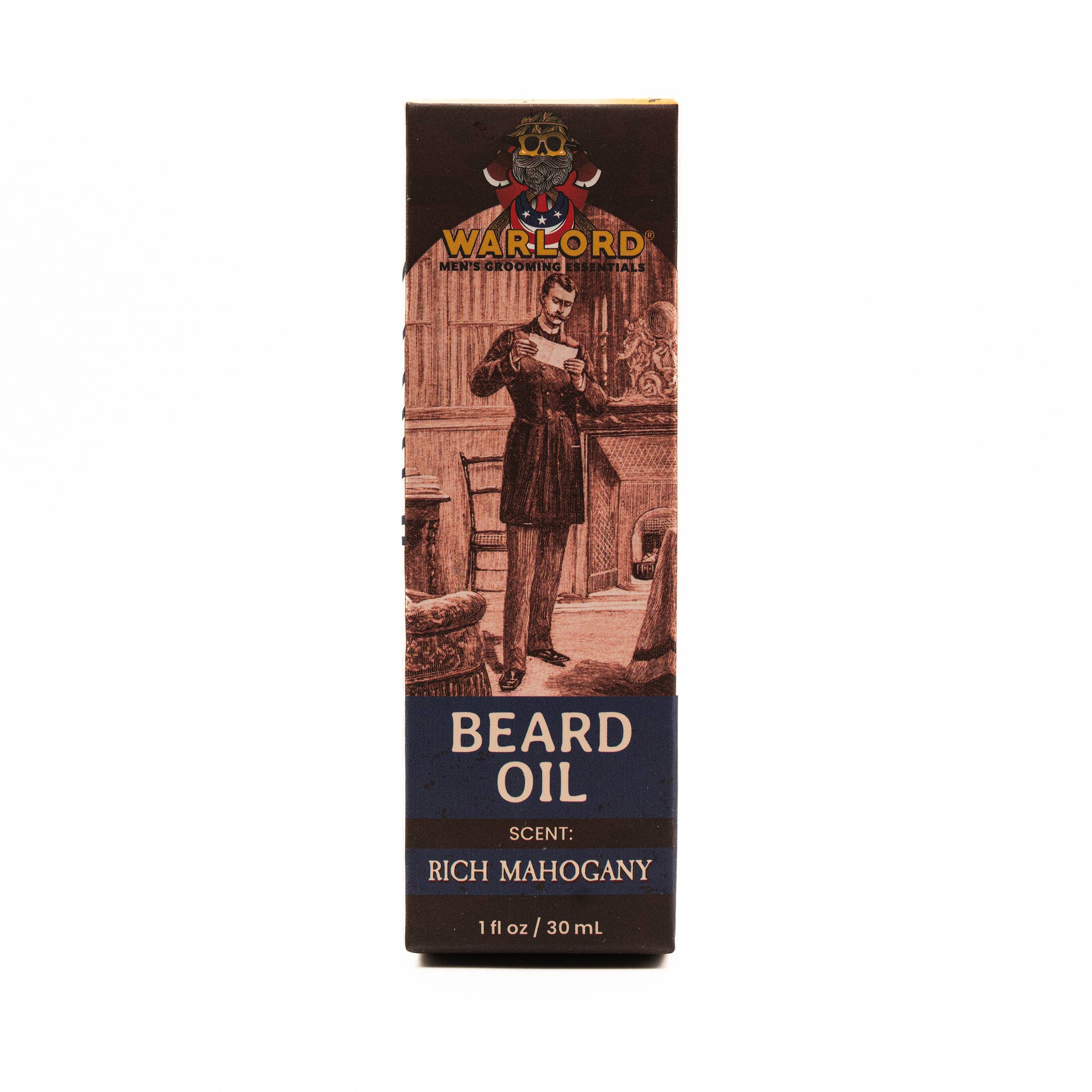 Warlord - Men's Grooming Essentials | Veteran Owned - Wholesale Beard Styling Product - Rich Mahogany Beard Oil2