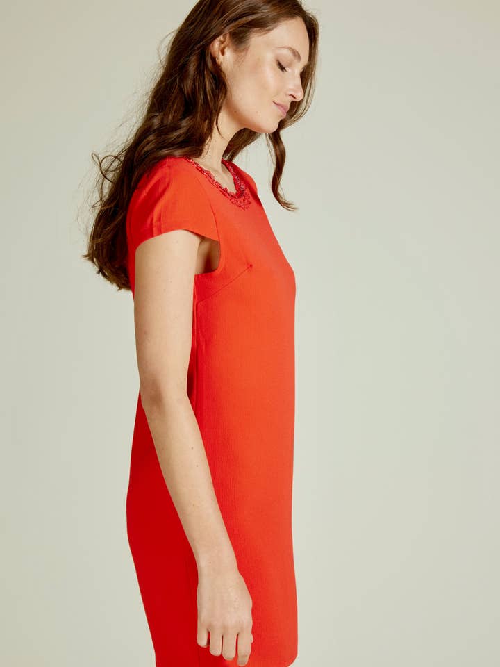 Andy & Lucy - Wholesale Dress - Women's - Royalist - V-back and lace short dress5