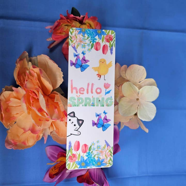 Autumnmist Boutique – Großhandel Lesezeichen – Hallo Spring Lesezeichen2