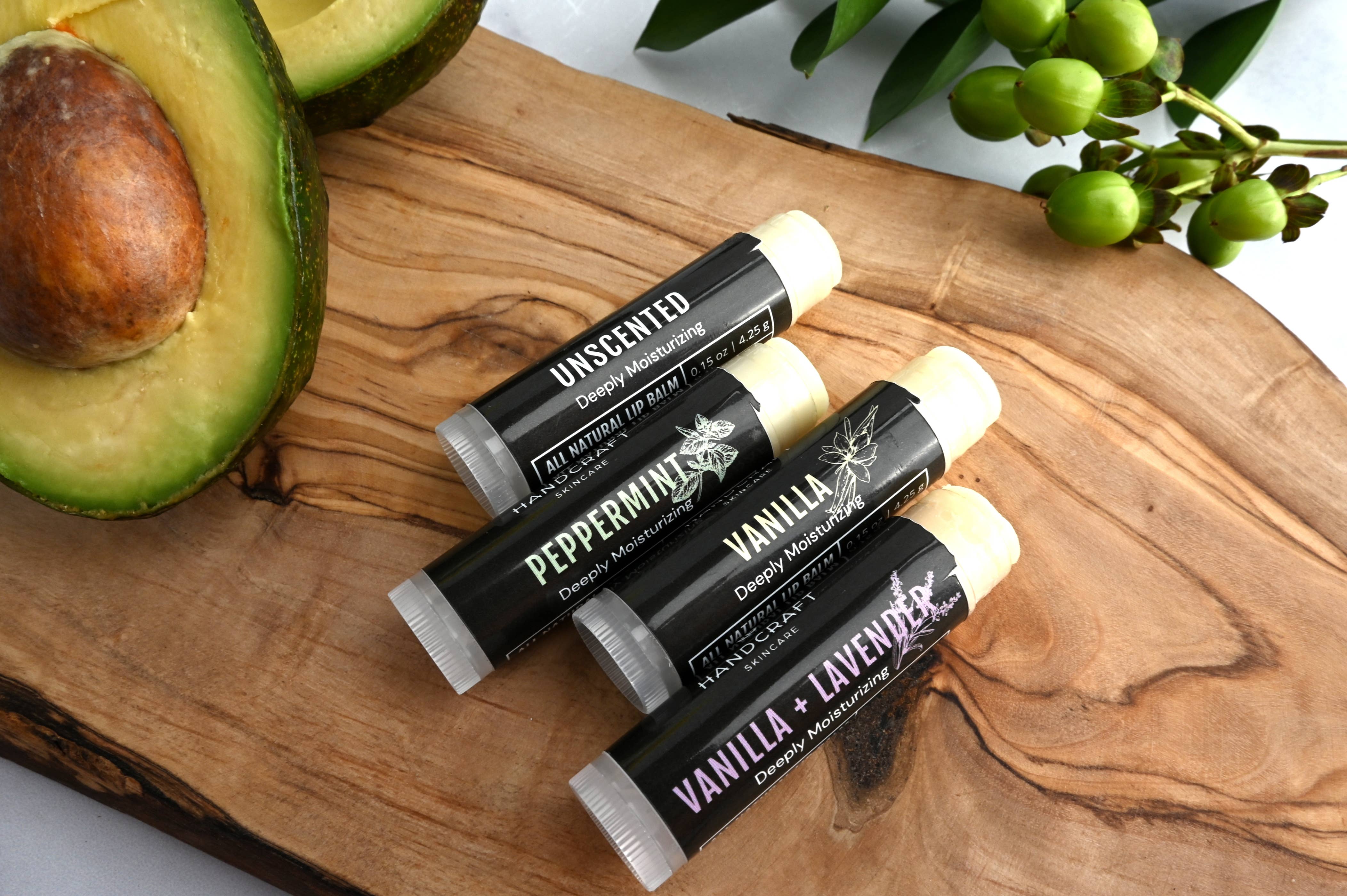 HandCraft Skincare - Wholesale Lip Balm - Vanilla + Lavender Lip Balm5